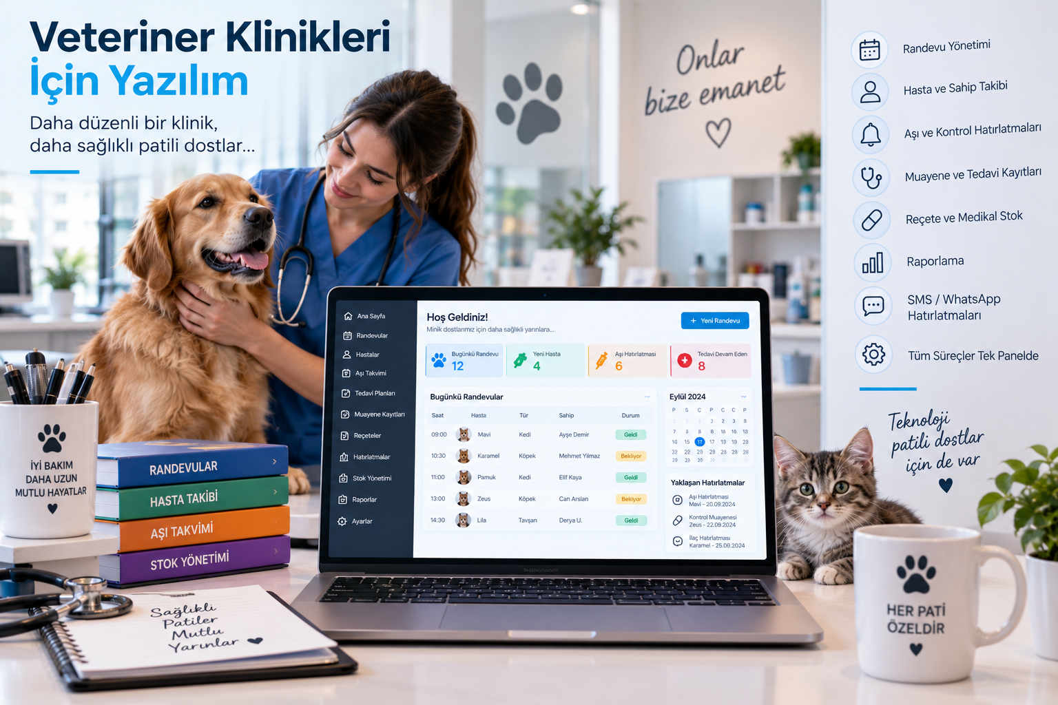 Veteriner Klinikleri İçin Yazılım